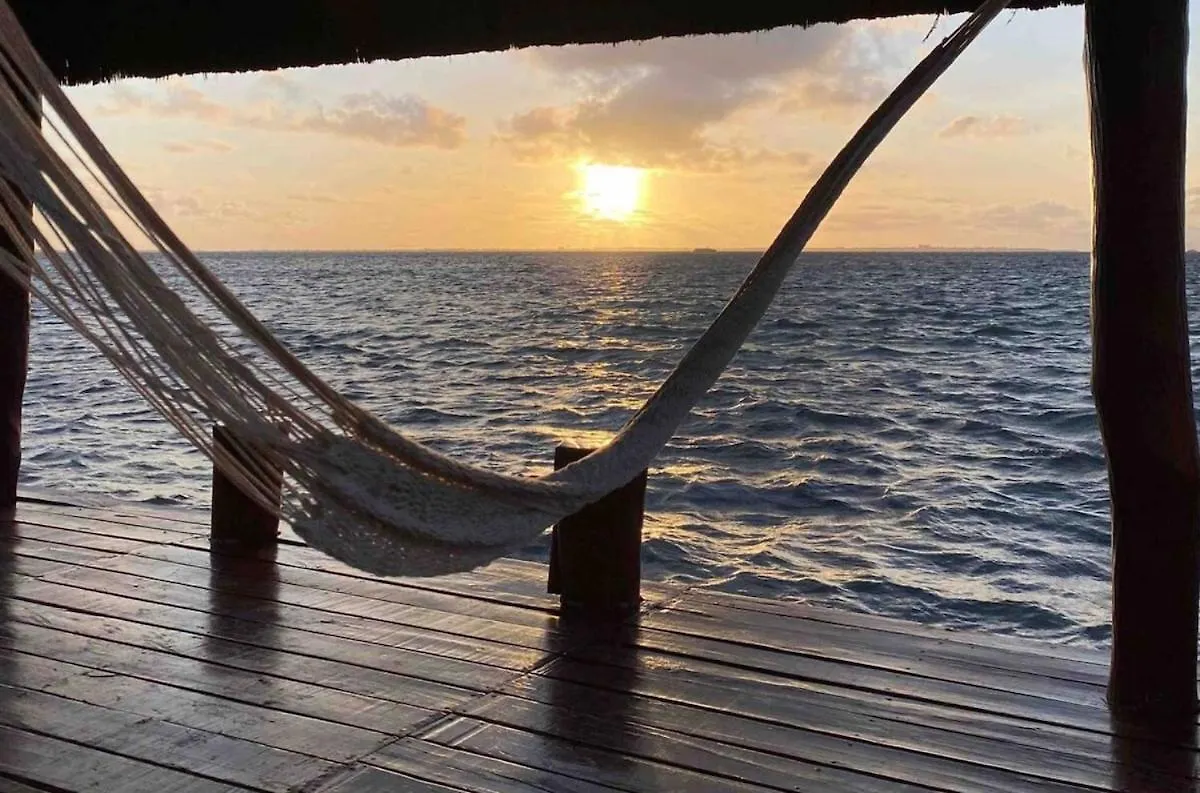 Oceanfront Private Pier Pool Garden Terrace 3Br House Villa Cancun