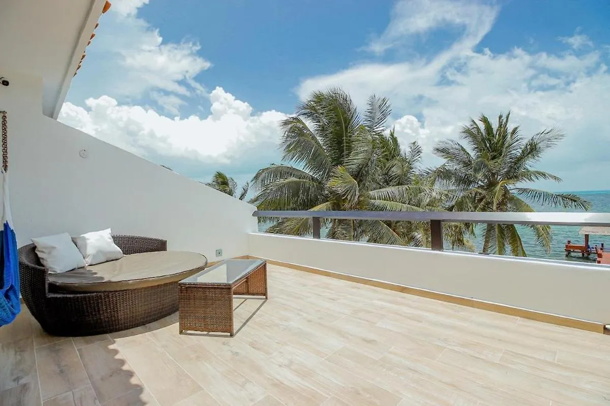 Oceanfront Private Pier Pool Garden Terrace 3Br House Villa Cancun Mexico
