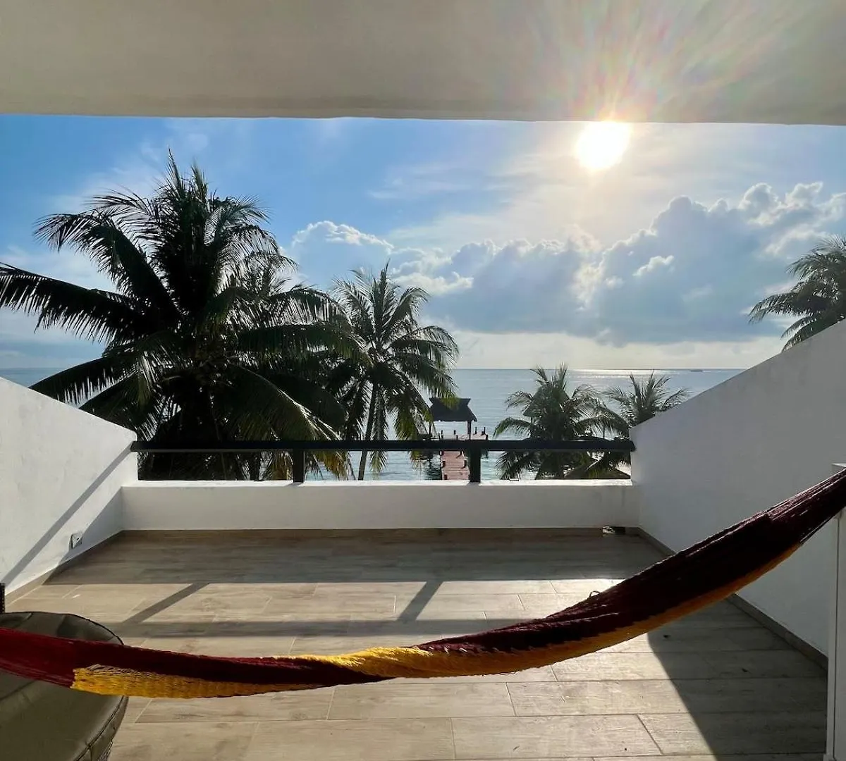 Holiday home Oceanfront Private Pier Pool Garden Terrace 3Br House Villa Cancun